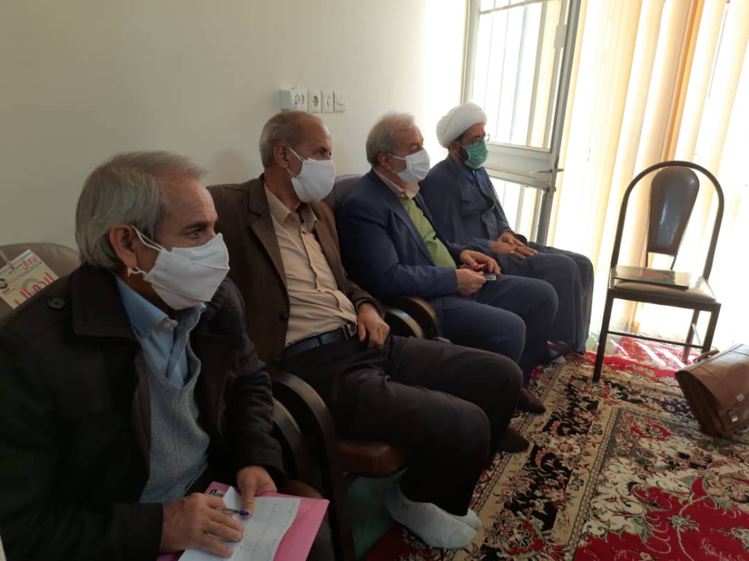 دیدار رئیس ستاد بازسازی عتبات عالیات استان اصفهان با هیات امنای ستاد عتبات شهرستان اردستان