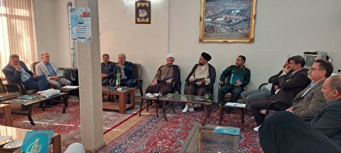 دیدار رئیس ستاد عتبات استان اصفهان با هیات امنای ستاد خمینی شهر
