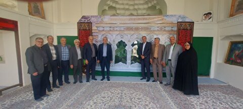 افتتاح تربت خانه ستاد توسعه و بازسازی عتبات عالیات استان اصفهان