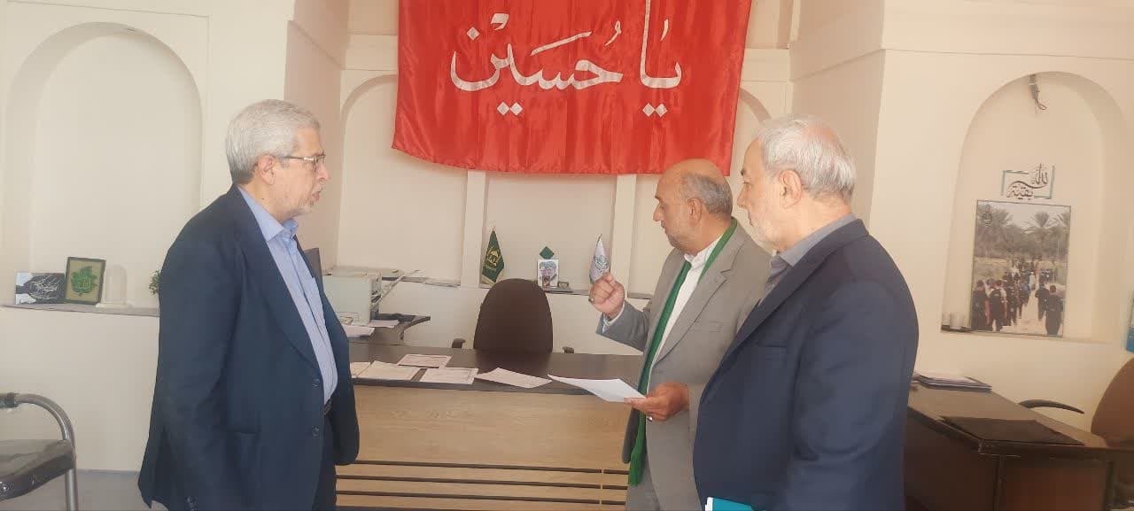 بازدید رئیس ستاد توسعه و بازسازی عتبات کشور از ستاد اصفهان