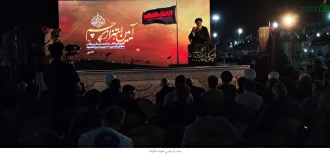 برگزاری مراسم افتتاحیه خدمات دهی مواکب درشلمچه و چذابه